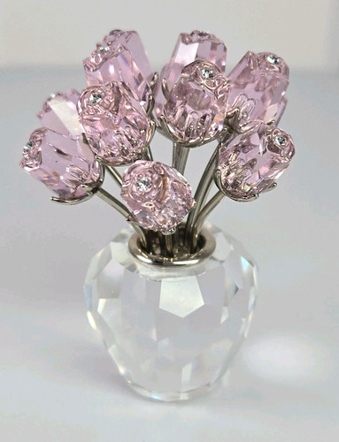 Swarovski dozen pink - dozen, roses