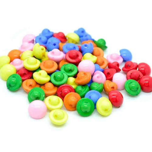 Half ball domed shank buttons - ball,