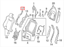 NEW GENUINE AUDI TT FRONT SEAT