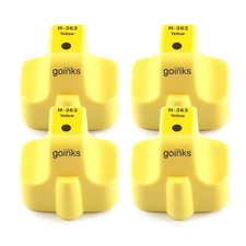 4 Yellow Ink Cartridges for HP