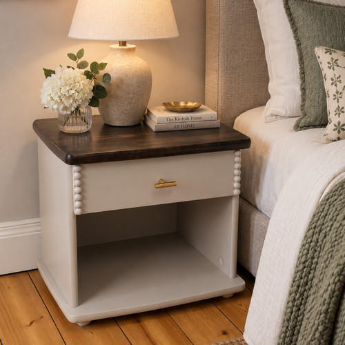 Upcycled vintage bedside - vintage,