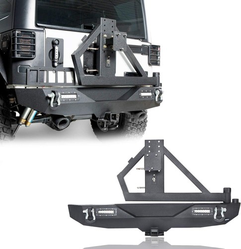 Rear steel bumper - rear, with