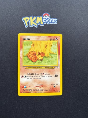 Pokemon tcg vulpix neo destiny - neo,