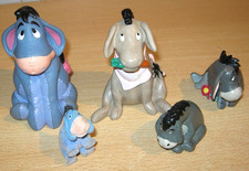 EEYORE Plastic Figures x5 from Winnie The Pooh - Disney
