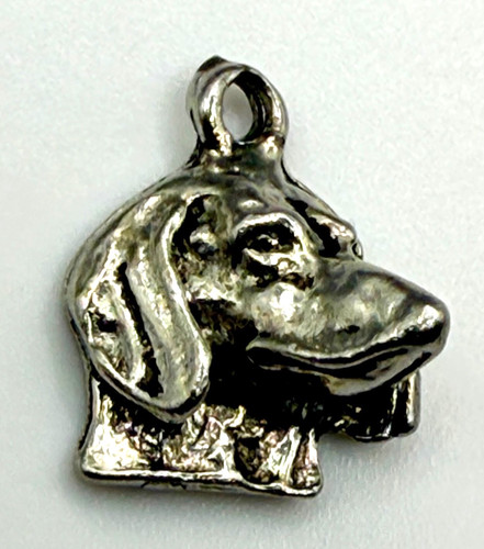Vintage silver dachshund - vintage,
