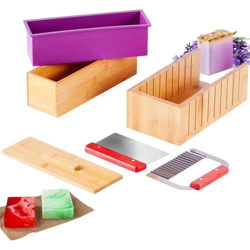 Soap mold making kit with - soap,