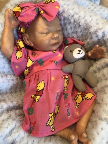 Reborn doll rose bud - 15.5”,