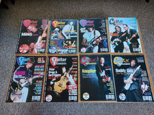 8 x 'Guitar Techniques' Music Magazines from the 90's - Oasis, Pink Floyd, Quo..