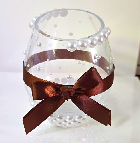 Hand decorated glass - hand,