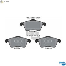 Brake pad set disc - brake,