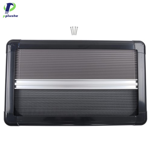 Black motorhome blind - black,