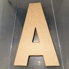 “A” LARGE PAPIER MACHE