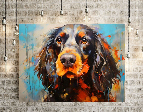 Cocker spaniel dog abstract - cocker,