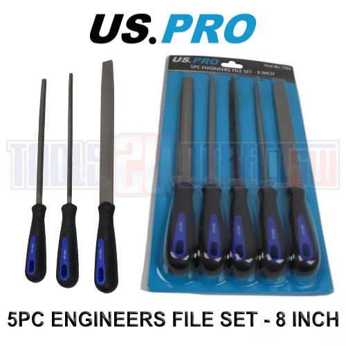 Pro 5pc engineers file - us, 8”
