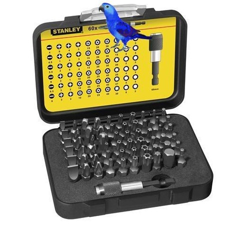 Stanley screwdriver bit set - 61,