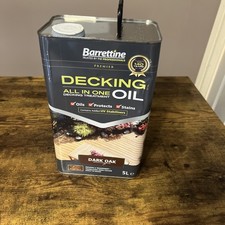 Barrettine All In One Decking Oil Treatment - dark oak 5 litre