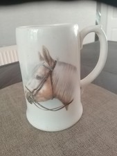 Sadler pottery horse tankard