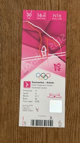 Ticket 2012 london olympics - ticket,