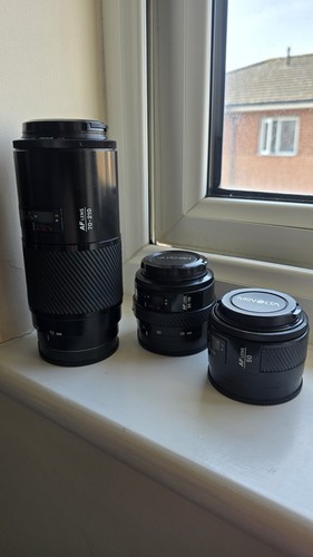 Minolta lens bundle - minolta, –