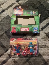 Minimates Marvel 2 Pack Spider-Man And Captain America