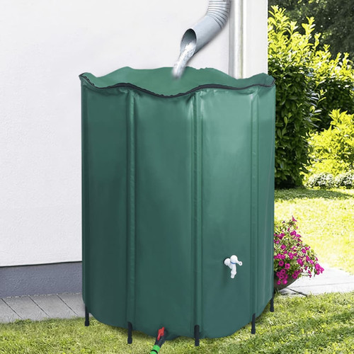 Collapsible rain barrel - , dark