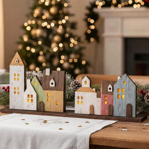 Kathfly 6pcs christmas - 6pcs, wooden