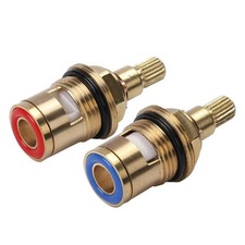 2x Bath 3/4" Tap Valve