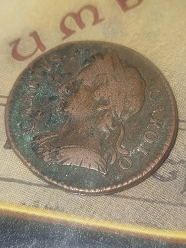 1674 king charles - ii, copper