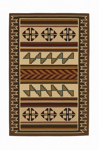 Large wool kilim navajo - wool,