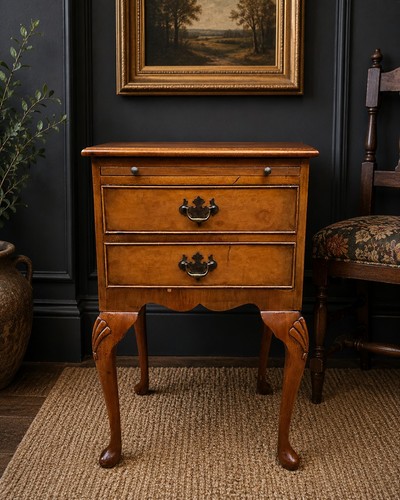 Vintage queen anne bedside - anne,