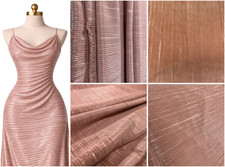 Blush Pink Pleated Shimmer