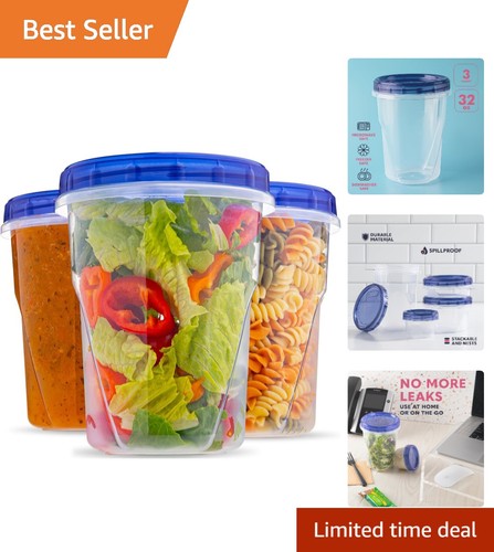 Durable pack oz food - 3-pack, 32