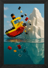 Lego Tugboat and Iceberg