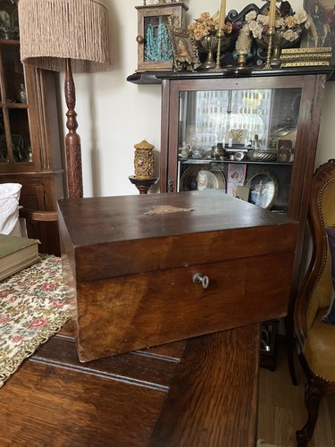 Antique victorian box solid - antique,