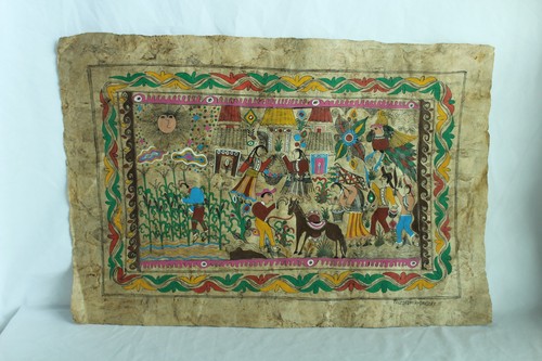 Vintage mexican amate bark - vintage,