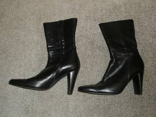 Pair ladies black calf - pair,