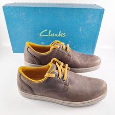 Clarks Holbay Fun Shoes, Brown