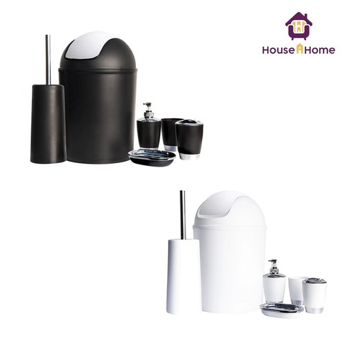 6pc bathroom accessories set - bathroom,