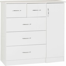 NEVADA WHITE GLOSS 1 DOOR 5