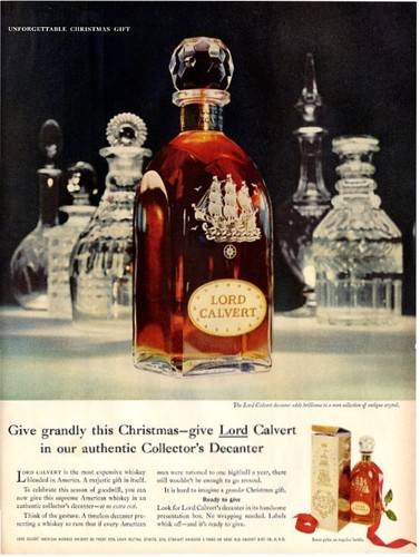 1958 lord calvert - calvert, print
