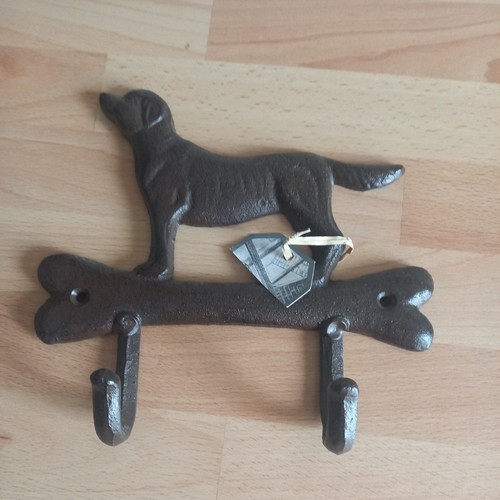 Cast iron dog bone double - iron,