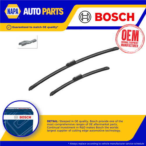 Wiper blades flat - 2x,