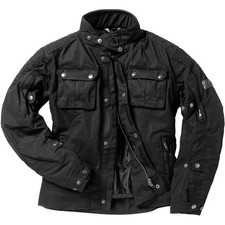 Black Pendle CE Class AA Wax Motorcycle Jacket For Bike Riding