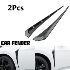 2Pc Car Carbon fiber ABS Side