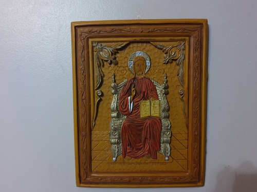 Icon jesus christ enthroned - jesus,