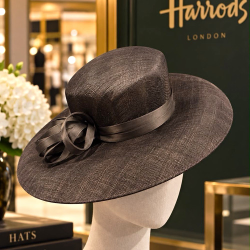 Philip treacy black wide brim - treacy,