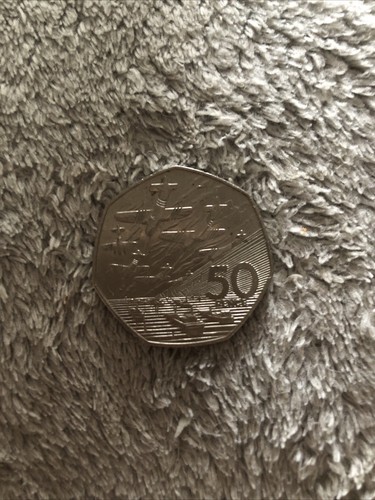 Old 50pence coin day - 50pence,