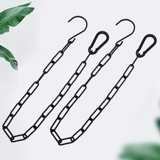  2 Sets Bird Feeder Hanger Hangers Hanging Chain for Planter Iron