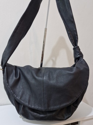 Zara black genuine leather - zara,
