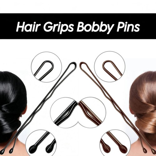 Hair grips black - black, or